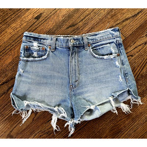 Abercrombie & Fitch The Mom Short High Rise Jean Shorts Size 2/26